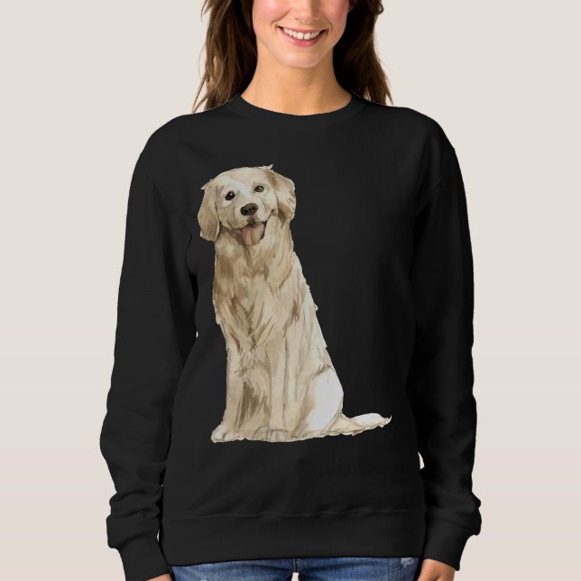 Sudadera Cute Labrador Golden Retriever (Anverso)