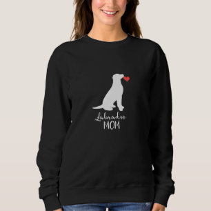 Sudadera Cute Labrador Mom Silhouette, Lab Mom, Dog Mom Gif