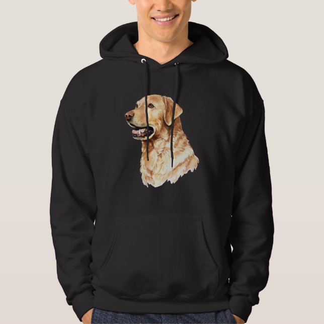 Sudadera Cute Labrador Retriever Dog Portrait Lab  Owner Mo (Anverso)