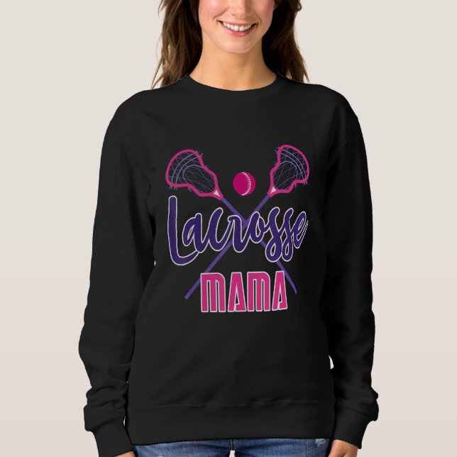 Sudadera Cute Lacrosse Mama (Anverso)