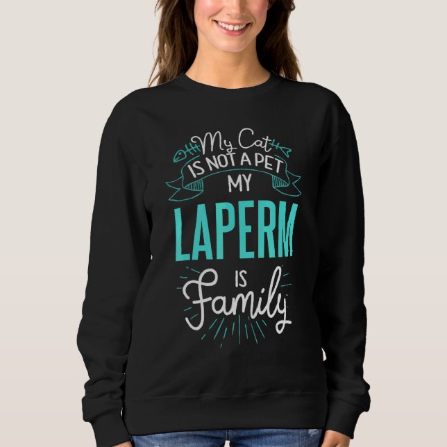 Sudadera Cute Laperm Family Cat N (Anverso)