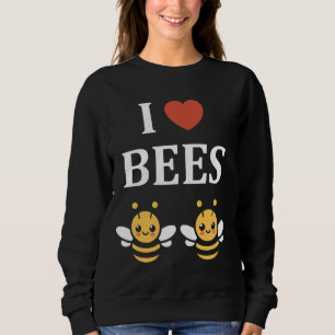 Sudadera Cute Little Bee Funny simple me encantan las abeja