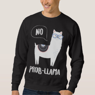 Sudadera Cute Llama Alpaca Prob Llama Farm Animals