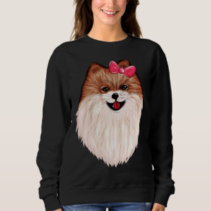 Sudadera Cute Lovely Pomeranian Dog No 0196