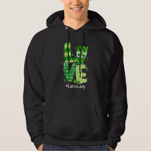 Sudadera Cute Lucky Love Lunch Lady Feliz Día de San Patric