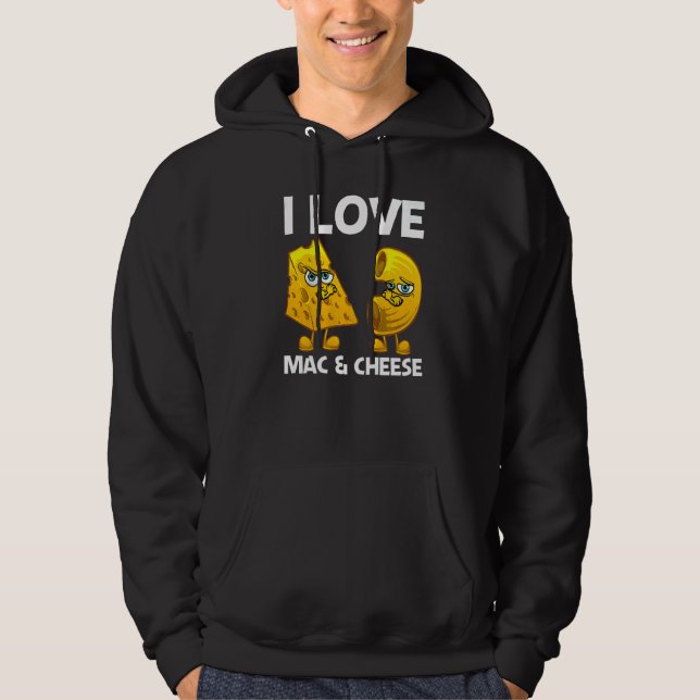 Sudadera Cute Mac & Cheese For Men Women Macaroni Cheese    (Anverso)