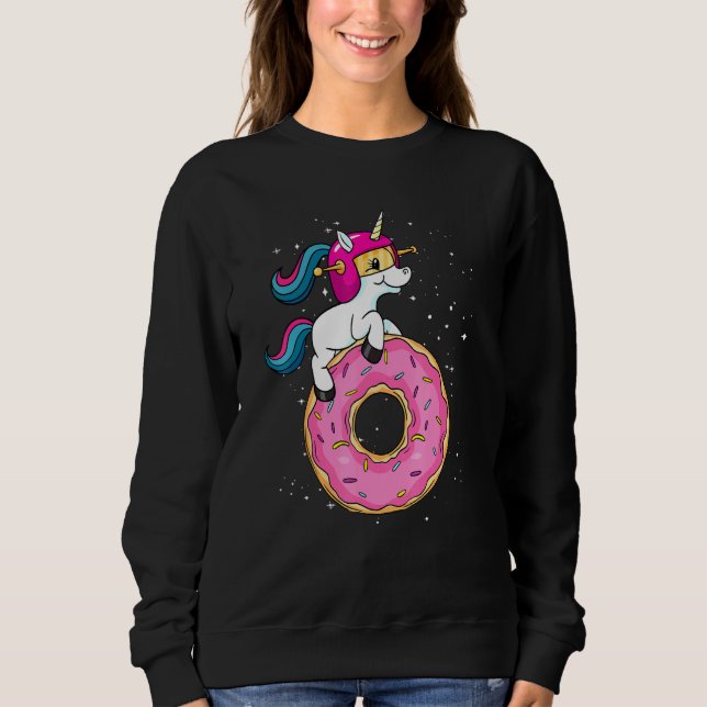 Sudadera Cute mágico arcoiris unicornio unicornio dulce don (Anverso)