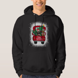 Sudadera Cute Mastiff Perro Camión Rojo Merry Bleache de Na