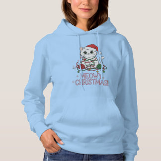 Sudadera Cute Meowy Christmas Cat