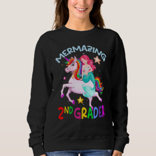 Sudadera Cute Mermazing Unicornio de Segundo Grado Mermaid