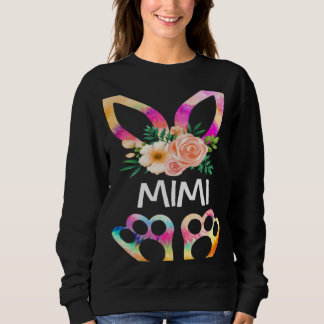 Sudadera Cute Mimi Bunny Tie Dye Print  Family Easter Day M