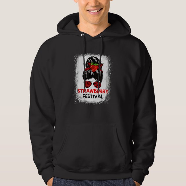 Sudadera Cute Mom Girl Strawberries Festival Fruit Lovers M (Anverso)