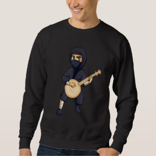 Sudadera Cute Ninja Banjo Instrumentos Musicales Hombres Mu