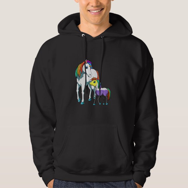 Sudadera Cute Nonbinario Y Género Unicornio Mama (Anverso)