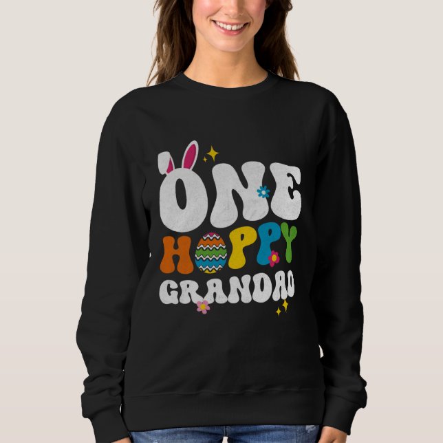 Sudadera Cute One Hoppy Grandad Bunny Easter Day Egg Bunny (Anverso)