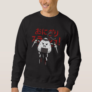 Sudadera Cute Onigiri Rice Ball Ninja Otaku Weeb japonés F
