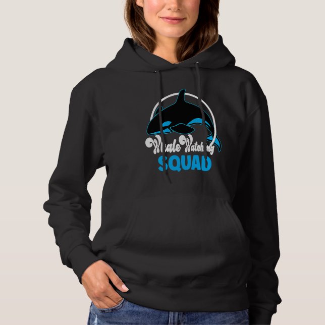 Sudadera Cute orca whale watching Squad (Anverso)