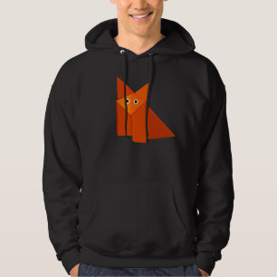 Sudadera Cute Origami Fox Geometric Kawaii
