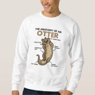 Sudadera Cute Otter Explanation Anatomy Of An Otter