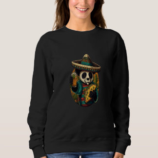Sudadera Cute Panda Eating Tacos Mexican Panda Bear Taco