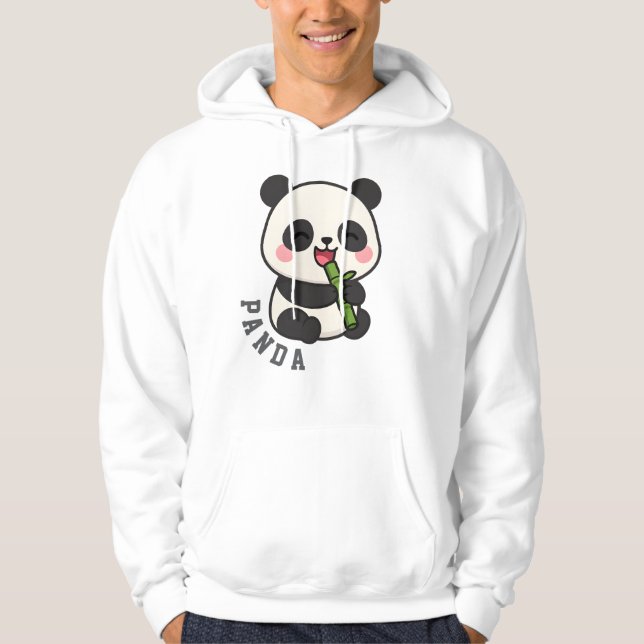 Sudadera Cute Panda Unisex Hombre Ropa Hoodie (Anverso)