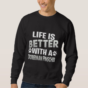 Sudadera Cute Para Los Amantes De Doberman Pinscher
