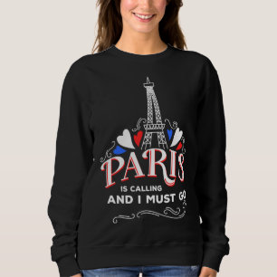 Sudadera Cute Paris France Vacation Avers Funny Travel Chr