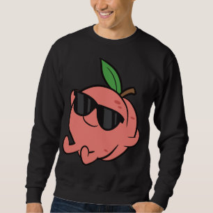 Sudadera Cute Peach Fruit Relajante Lazy Peach