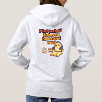 Sudadera Cute Penguin Book Quote 