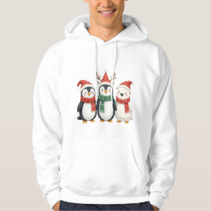 Sudadera Cute Penguins Design Hoodie