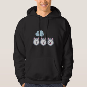 Sudadera Cute perro husky siberiano durmiendo Hora de dormi