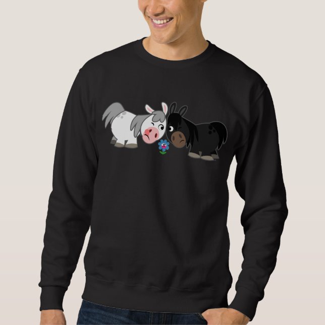 Sudadera Cute Personalizado Ponies Standoff Sweatshirt (Anverso)