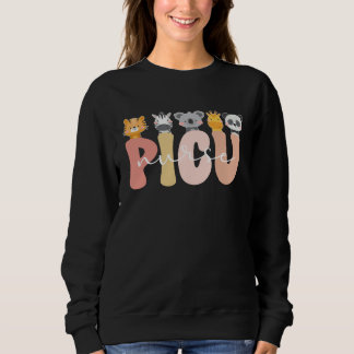 Sudadera Cute PICU Nurse Pediatric Intensive Care Unit