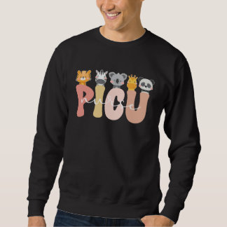 Sudadera Cute PICU Nurse Pediatric Intensive Care Unit