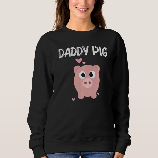Sudadera Cute Pig Designs For Dad Men  Farming Animal Pigle (Anverso)