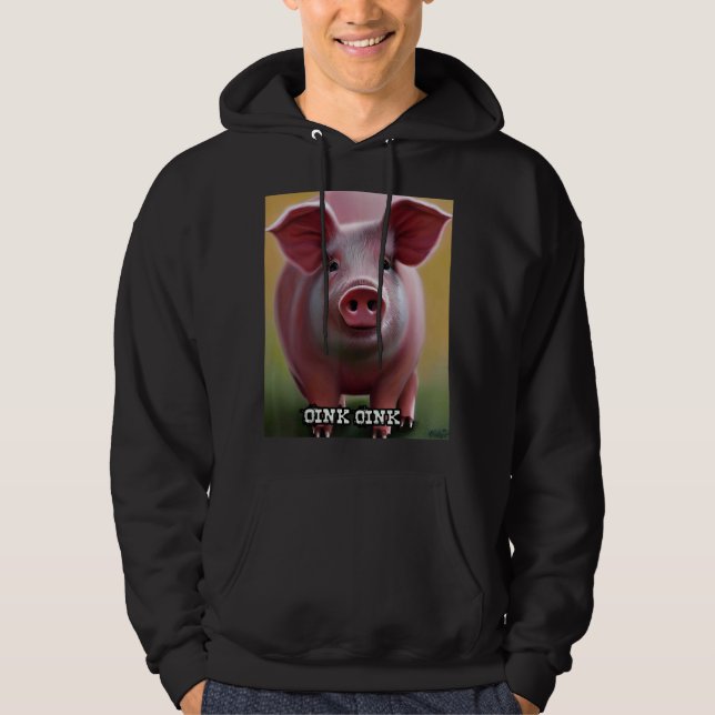 Sudadera Cute Pig Piggie Oink Oink 19 (Anverso)