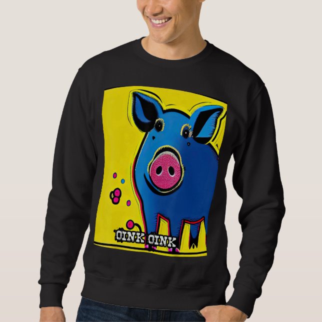 Sudadera Cute Pig Piggie Oink Oink 57 (Anverso)
