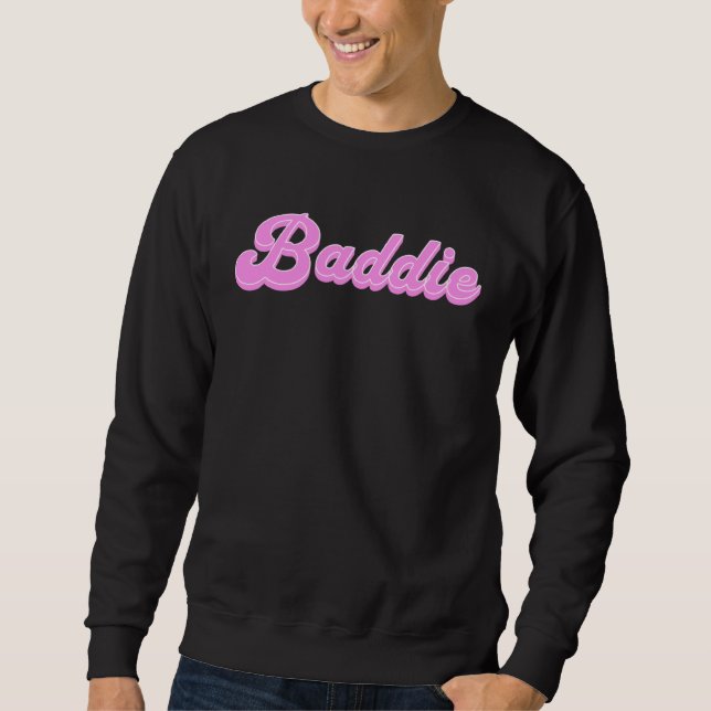Sudadera Cute Pink Baddie (Anverso)