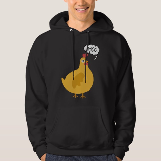 Sudadera Cute pollo moo (Anverso)