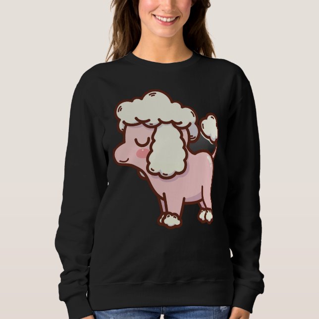 Sudadera Cute Poodle (Anverso)