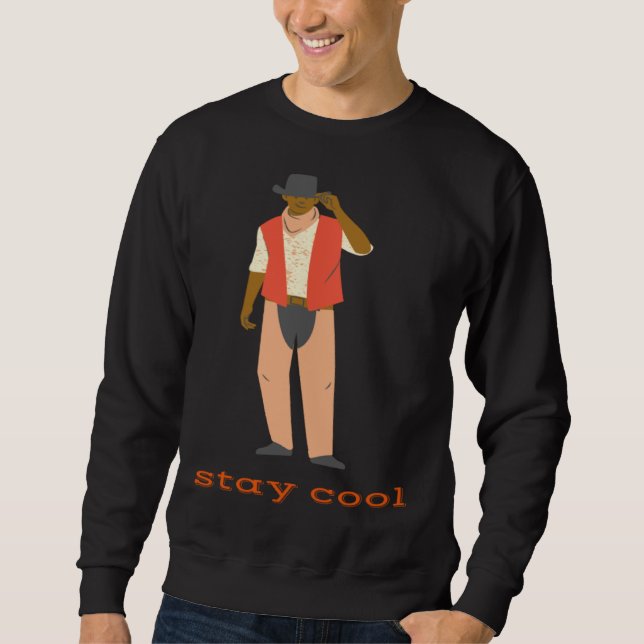 Sudadera Cute Positive Messages Western Stay Cool (Anverso)