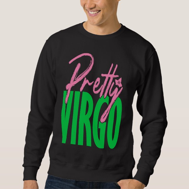 Sudadera Cute pretty virgo zodiac signs aka (Anverso)