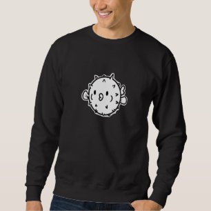 Sudadera Cute Puff Puffer Pescado Pufferfish Gráfico
