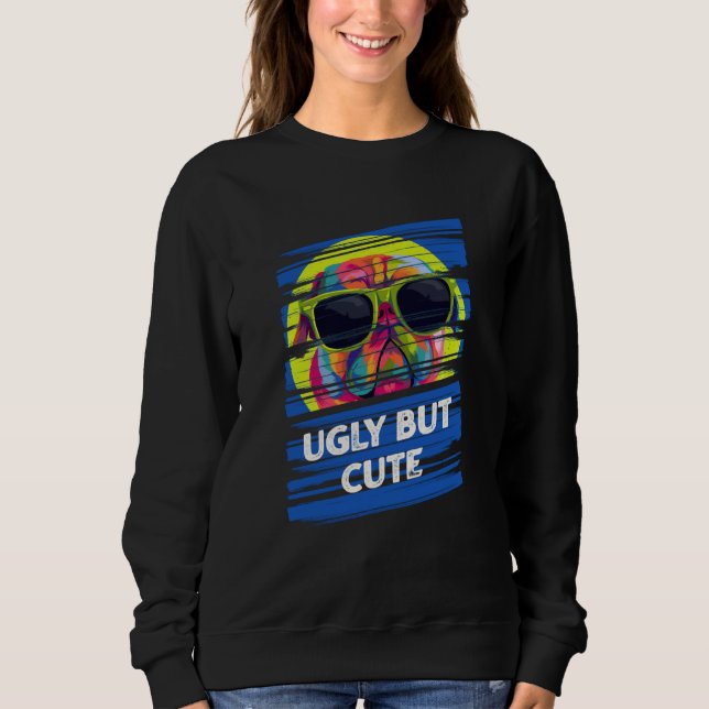 Sudadera Cute Pug Animal Pun Dutch Bulldog Animal Meme (Anverso)