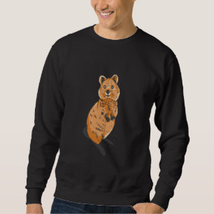 Sudadera Cute Quokka Realista Amante de Animales Salvajes A
