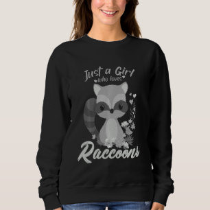 Sudadera Cute Raccoon Para Chicas Mujeres Trash Panda Anima