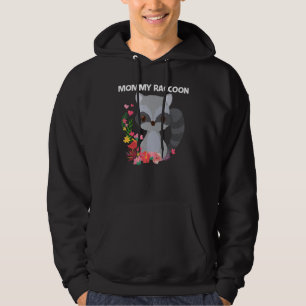 Sudadera Cute Raccoon Para Mujeres Mamá Raccoon Trash Panda