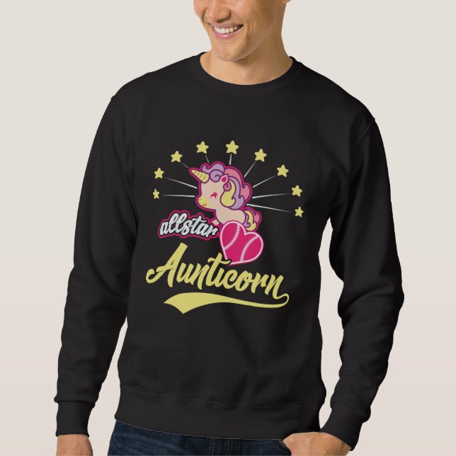 Sudadera Cute Rainbow Pastel Allstar Aunticorn Unicorn Hear (Anverso)