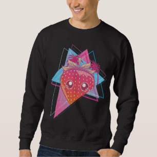 Sudadera Cute Red Berry Vaporwave 90 Art Summer Kawaii Str