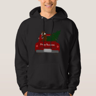 Sudadera Cute Red Boston Terrier - Navidades retro